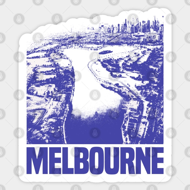 Melbourne Sticker by Den Vector